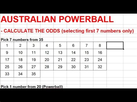 powerball odds calculator